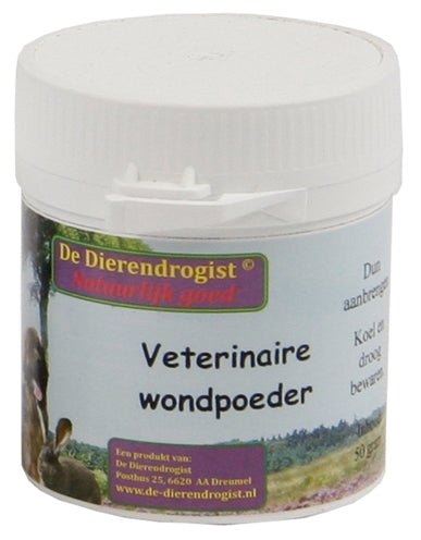 Dierendrogist Veterinaire Wondpoeder Hond/Kat 50 GR - Best4pets.nl