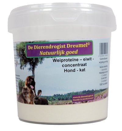 Dierendrogist Weiproteine Concentraat Hond / Kat 400 GR - Best4pets.nl