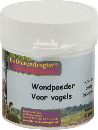 Dierendrogist Wondpoeder Voor Vogels 50 GR - Best4pets.nl