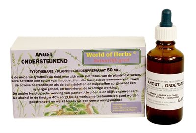 Dierendrogist World Of Herbs Fytotherapie Angst Ondersteunend 50 ML - Best4pets.nl