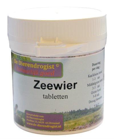 Dierendrogist Zeewier Tabletten 200 ST - Best4pets.nl