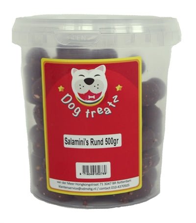 Dog Treatz Salamini Rund 500 GR - Best4pets.nl