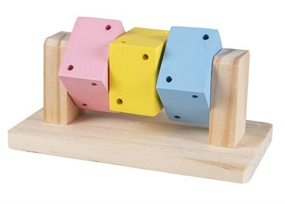 Duvo+ Houten Draaiende Blokjes 14X7,5X6,5 CM - Best4pets.nl