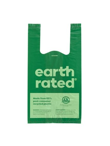 Earth Rated Poepzakjes Met Handvaten Lavendel Gerecycled - Best4pets.nl