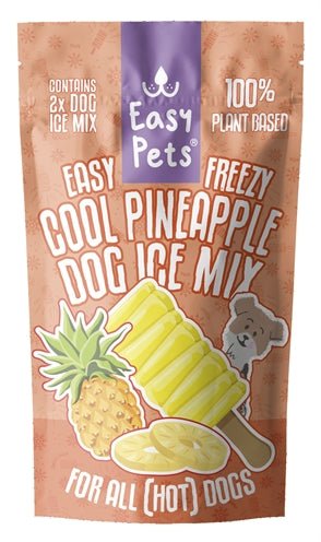 Easypets Easy Freezy Dog Ice Hondenijs Ananas 2X55GR - Best4pets.nl