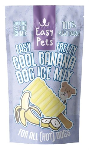 Easypets Easy Freezy Dog Ice Hondenijs Banaan 2X55 GR - Best4pets.nl