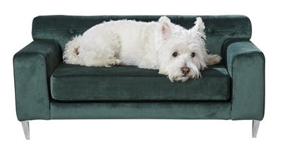 Enchanted Pet Enchanted Hondenmand / Sofa Martine Emerald Groen 85X54,5X39,5 CM - Best4pets.nl