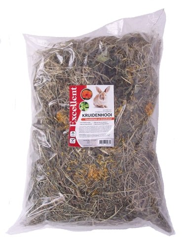 Excellent Kruidenhooi Goudsbloem En Brandnetel 500 GR - Best4pets.nl