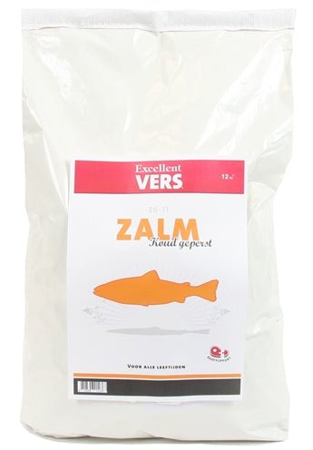 Excellent Vers Geperste Brok Zalm 26-11 12 KG - Best4pets.nl