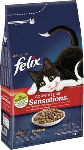 Felix Droog Countryside Sensations Rund / Kip / Groenten - Best4pets.nl