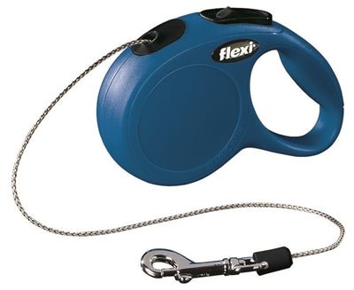 Flexi Rollijn Classic Cord Blauw - Best4pets.nl