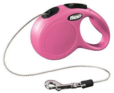 Flexi Rollijn Classic Cord Roze - Best4pets.nl