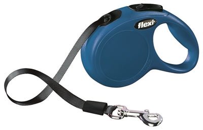 Flexi Rollijn Classic Tape Blauw - Best4pets.nl