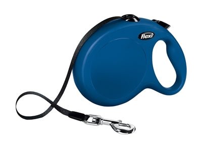 Flexi Rollijn Classic Tape Blauw - Best4pets.nl