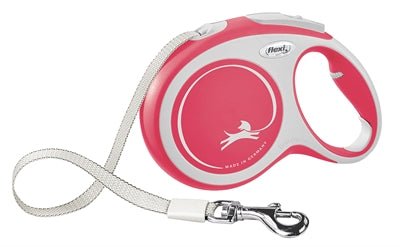 Flexi Rollijn New Comfort Tape Rood - Best4pets.nl