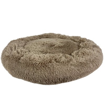 Foeiii Hondenmand Zenji Relax Donut Lichtbruin - Best4pets.nl