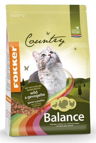 Fokker Kat Country Balance Wild/Gevogelte - Best4pets.nl