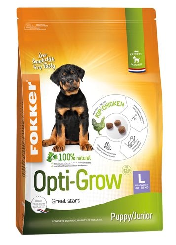 Fokker Opti-Grow Puppy / Junior Large - Best4pets.nl