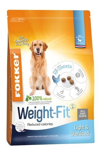 Fokker Weight-Fit Light / Sterilised - Best4pets.nl