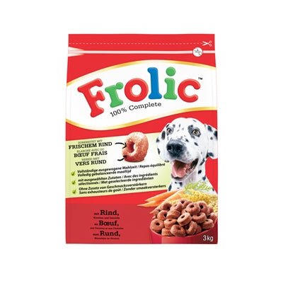 Frolic Droog Met Rundvlees - Best4pets.nl