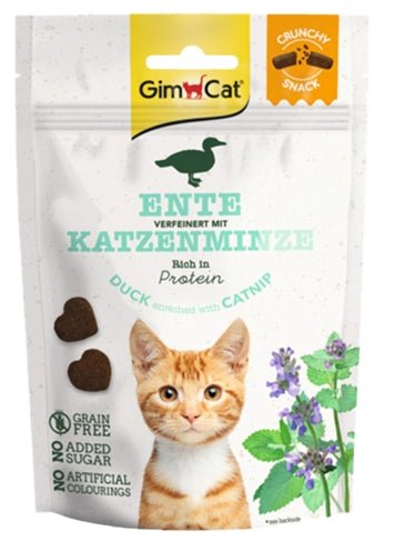 Gimcat Crunchy Snack Eend Met Catnip 50 GR - Best4pets.nl