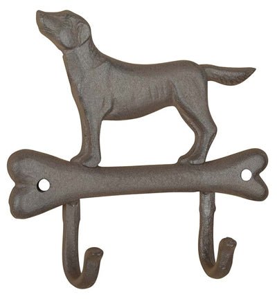 Haak Hond Op Bot Gietijzer 19,5X5X18,5 CM - Best4pets.nl