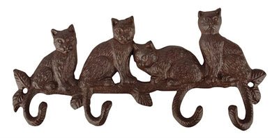 Haak Kattenstaarten Gietijzer 29X4,5X14 CM - Best4pets.nl