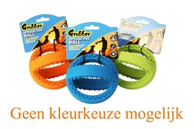 Happy Pet Grubber Interactieve Voetbal Mini Assorti 12,5X12,5X12,5 CM - Best4pets.nl