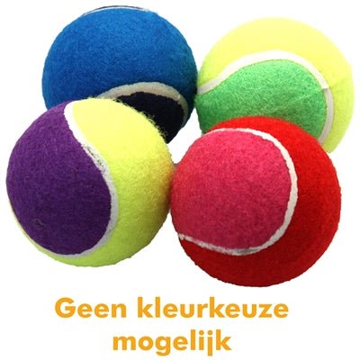 Happy Pet Tennisbal Assorti 4 Stuks 6,5X6,5X6,5 CM - Best4pets.nl