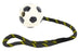 Happy Pet Tough Toys Werptouw Met Rubber Voetbal 37,5X6,5X6,5 CM - Best4pets.nl