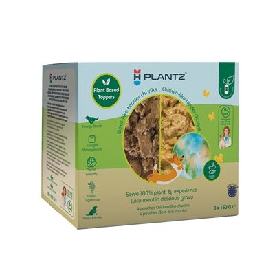 Henart Plantz Toppers Multipack Chicken / Beef Like - Best4pets.nl