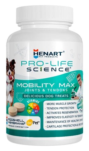 Henart Pro Life Science Hond Mobility Max Gewricht En Pees - Best4pets.nl