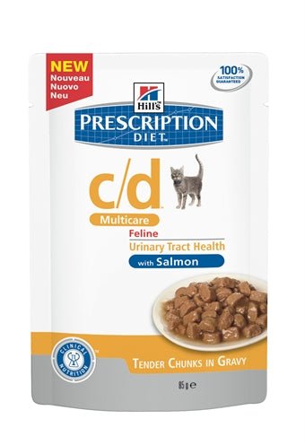 Hill's Prescription Diet Hill's Feline C/D Multicare Zalm 12X85 GR - Best4pets.nl