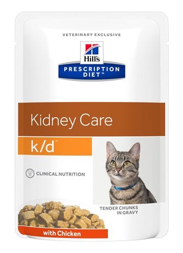 Hill's Prescription Diet Hill's Feline K/D Kip 12X85 GR - Best4pets.nl