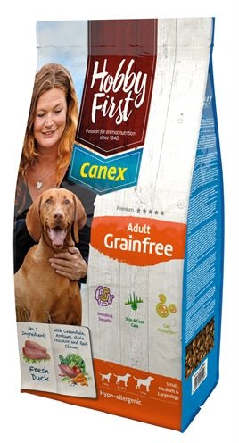 Hobbyfirst Canex Adult Graanvrij 12 KG - Best4pets.nl