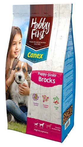 Hobbyfirst Canex Puppy/Junior Brocks 12 KG - Best4pets.nl