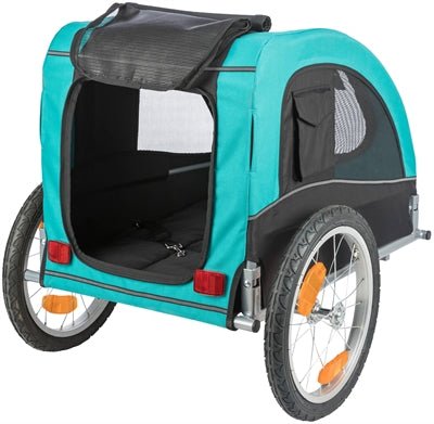 Hondenfietskar Limited Edition Zwart / Turquoise - Best4pets.nl