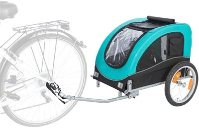 Hondenfietskar Limited Edition Zwart / Turquoise - Best4pets.nl