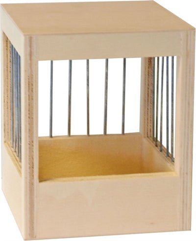 Houten Tralie Nestkastje 11X11X14 CM - Best4pets.nl