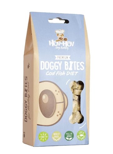 Hov - Hov Premium Diet Doggy Bites Graanvrij Kabeljauw 100 GR - Best4pets.nl