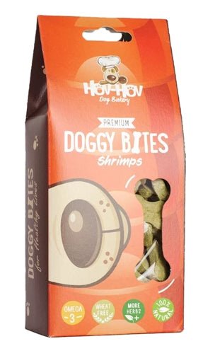 Hov-Hov Premium Doggy Bites Graanvrij Garnaal 100 GR - Best4pets.nl