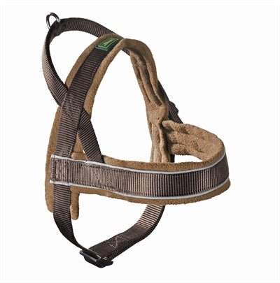 Hunter Harnas Norweger Racing Nylon Bruin/Cognac - Best4pets.nl