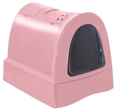 Imac Kattenbak Zuma Met Schuiflade Roze 40X56X42,5 CM - Best4pets.nl