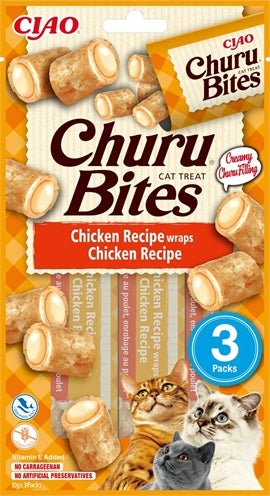 Inaba Churu Bites Cat Chicken Recipe Wraps - Best4pets.nl