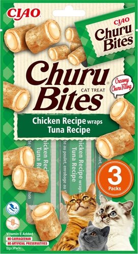 Inaba Churu Bites Cat Chicken Recipe Wraps Tuna Recipe - Best4pets.nl