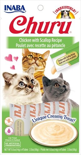 Inaba Churu Chicken / Scallop 56 GR - Best4pets.nl