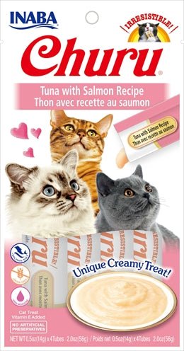 Inaba Churu Tuna / Salmon 56 GR - Best4pets.nl