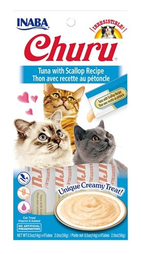 Inaba Churu Tuna / Scallop 56 GR - Best4pets.nl