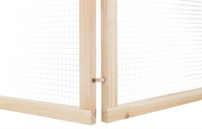 Indoor Ren 4 Panelen Hout 60-240X50 CM - Best4pets.nl