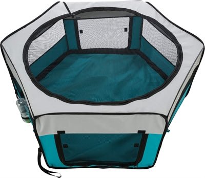 Indoor ren voor Knaagdierren Turquoise / Grijs 150X65 CM - Best4pets.nl